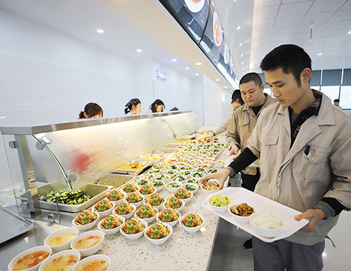 员工吃住行，公司大关怀丨易高家居下塘基地新食堂正式启用！